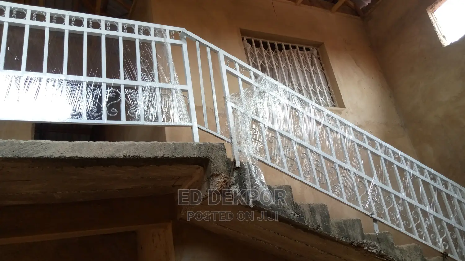 Stairs With Trust Pipe