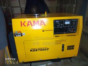Kama Single Phase 5.5kva Soundproof Genset Generator Plant