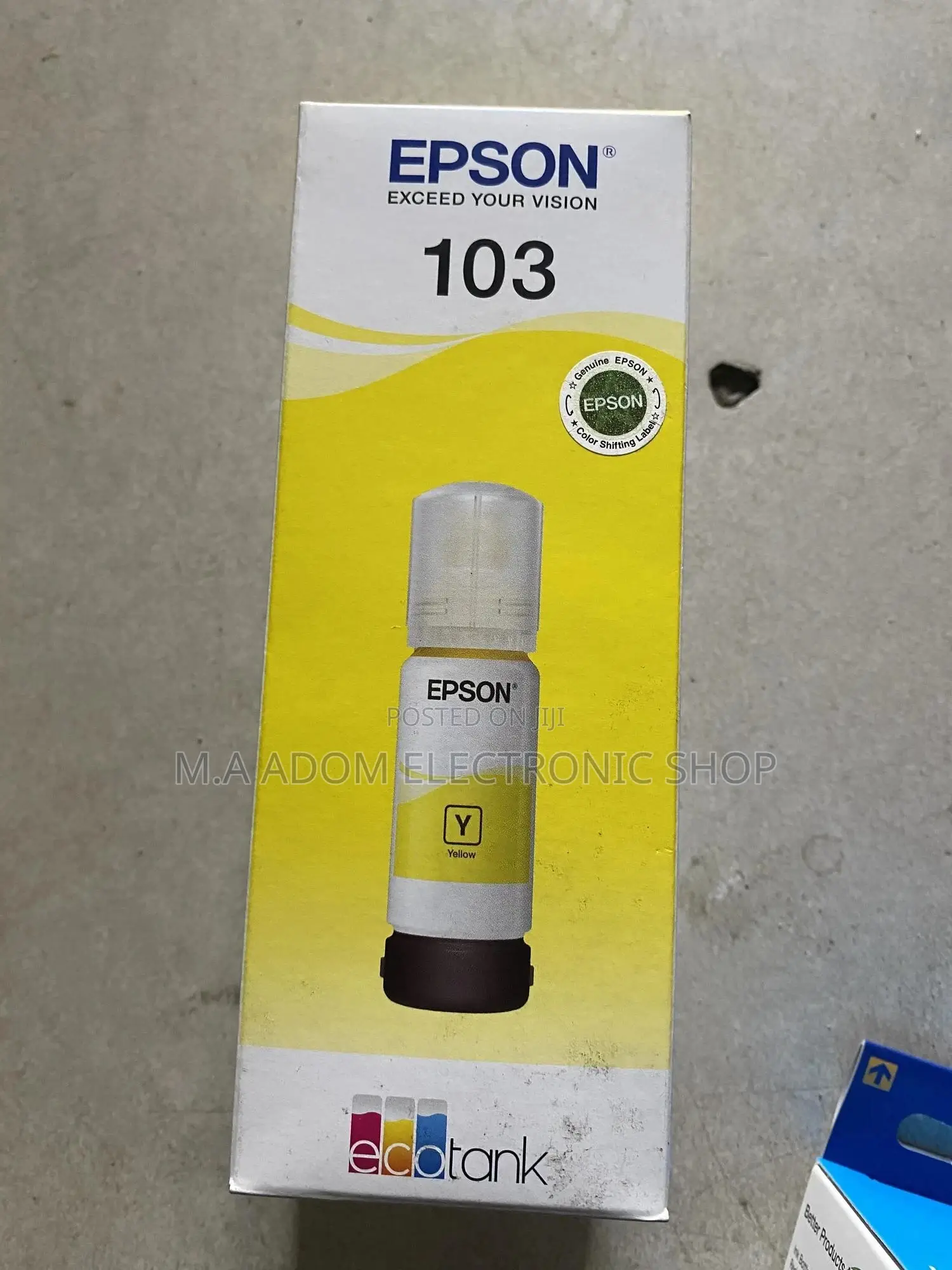 Epson 103 Yellow Ink(L1110/L3100/L3101/L3110/L3111/L3150/L31