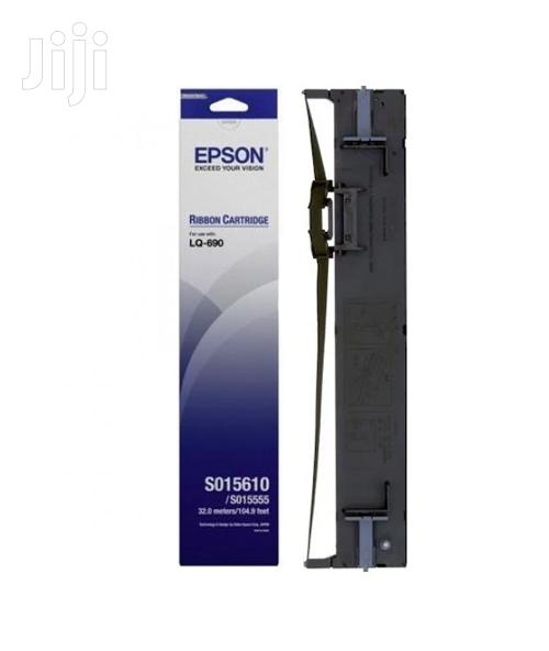 Epson LQ-690 SIDM Black Ribbon Cartridge (C13S015610)