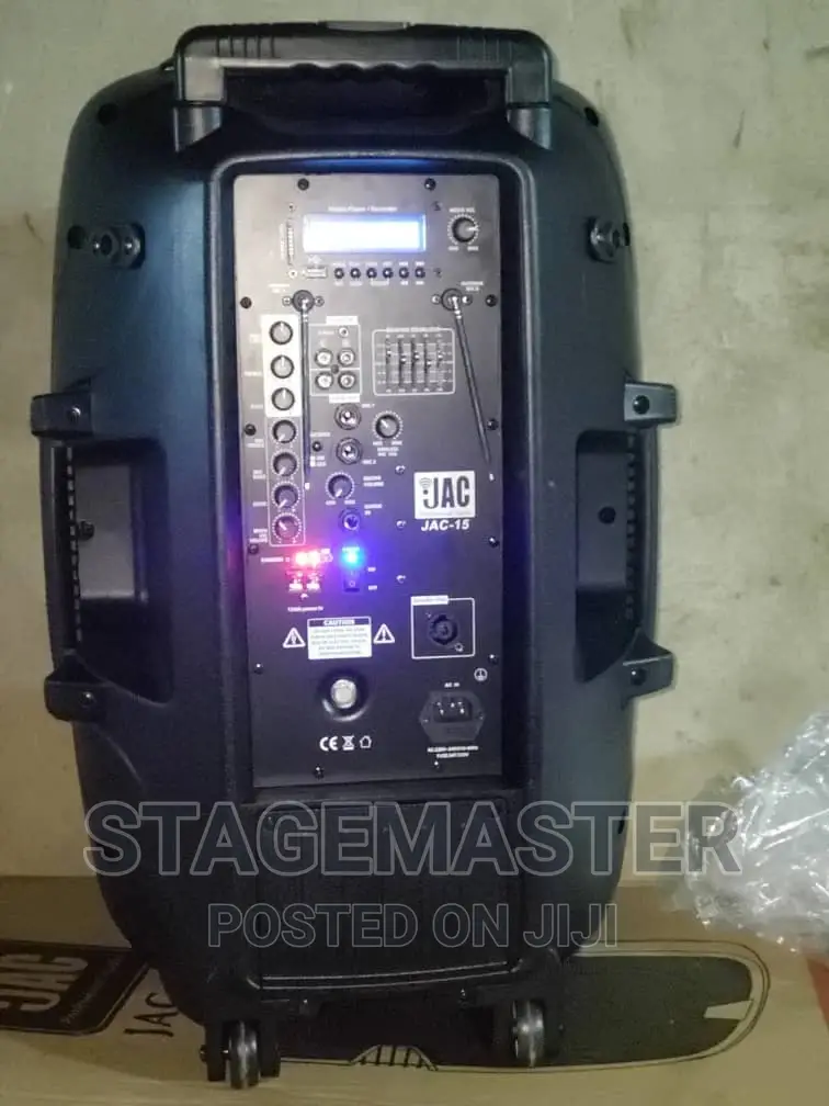 New Jac 15 Inches Rechargeable Speaker