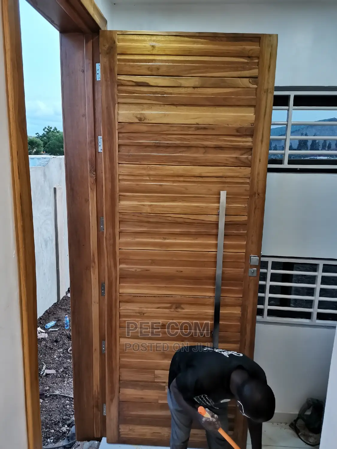 Tall Doors Made of Wood. (10 Feet and About ) if You Want