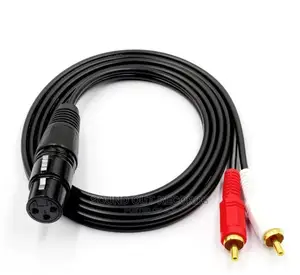 Male/Female XLR to Male Rca Cables