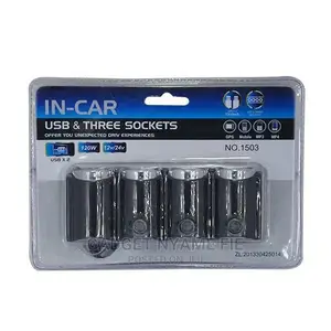 Car Usb Adaptor 3 Lighter/Usb Socket