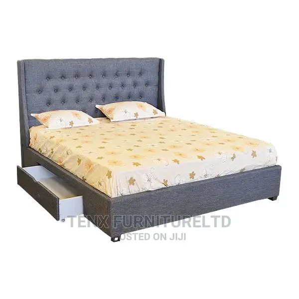 Bed King Size Upholstery With Middle Support