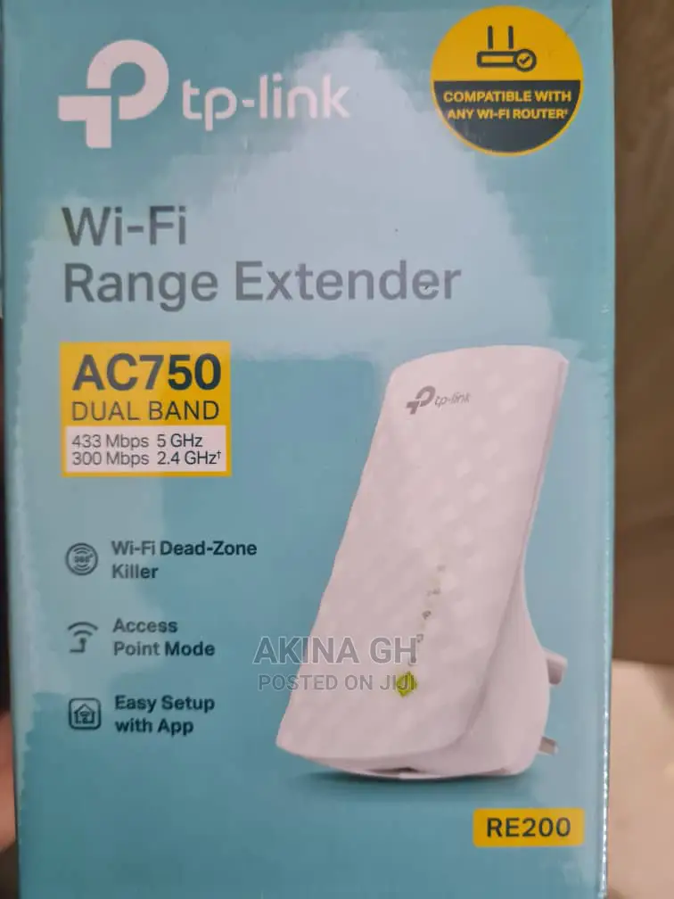 Tp-Link Ac750 Wifi Range Extender Re200