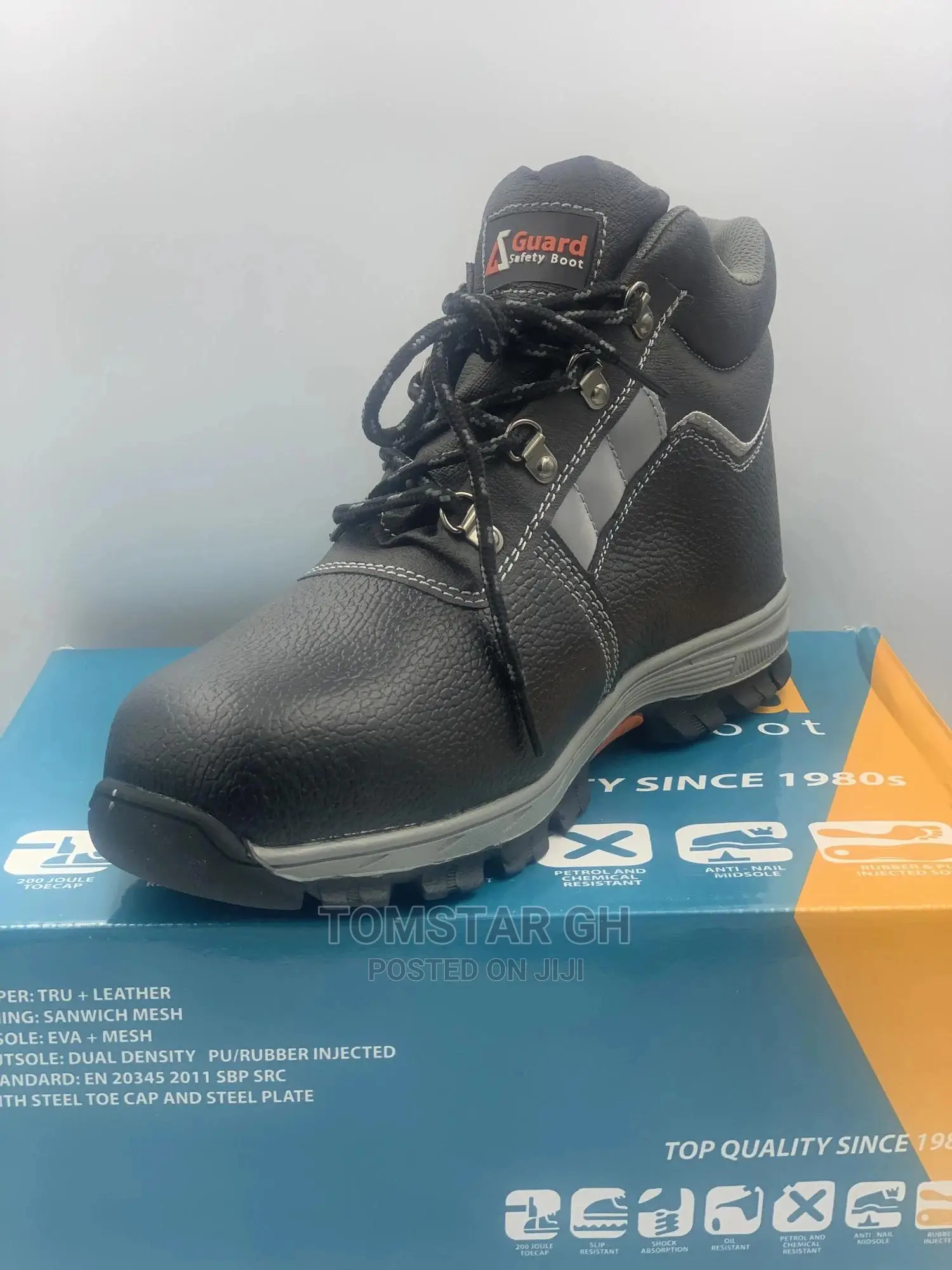 Guard Steel Toe Safety Boot RUBBER SOLE