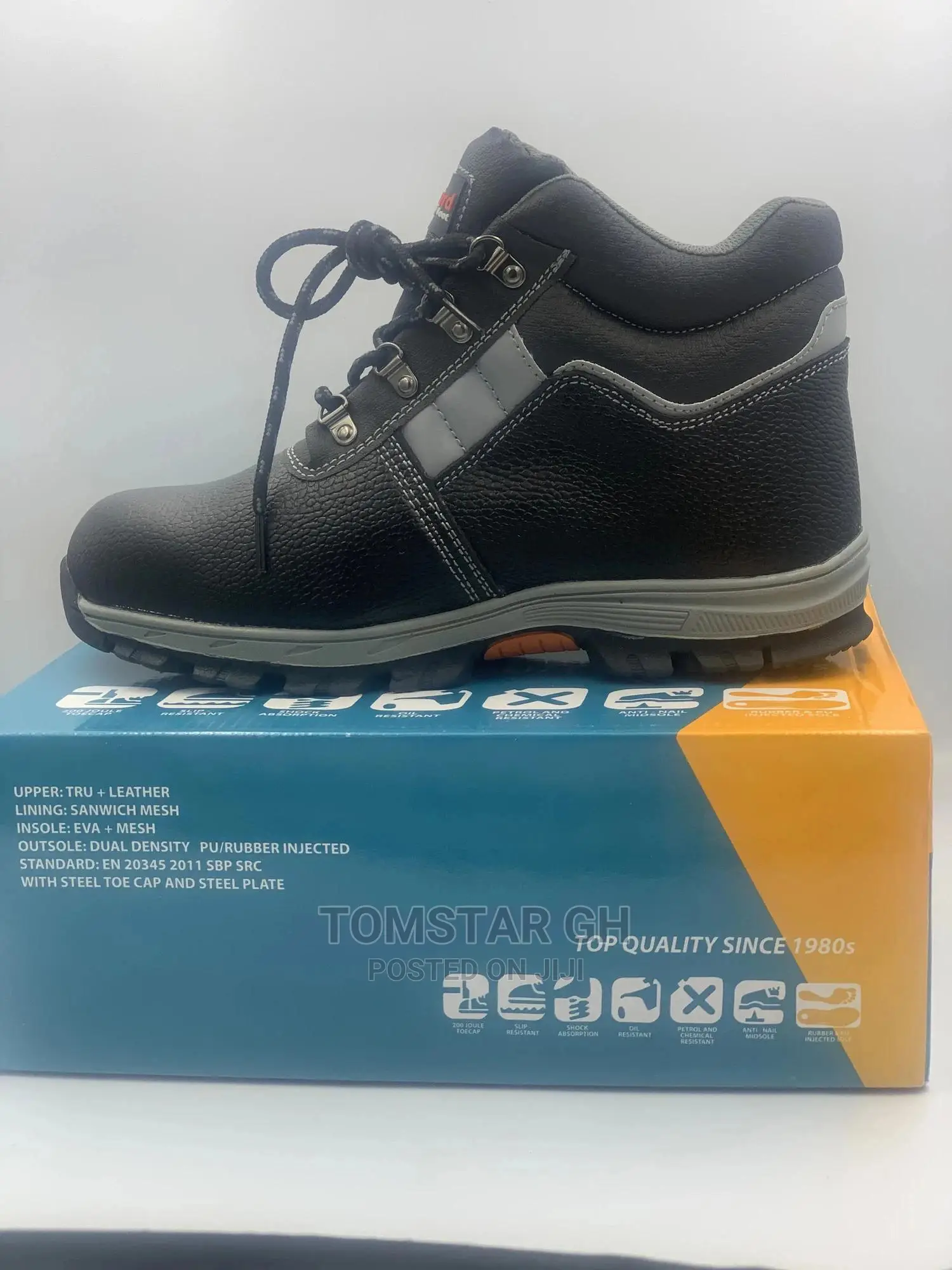 Guard Steel Toe Safety Boot RUBBER SOLE