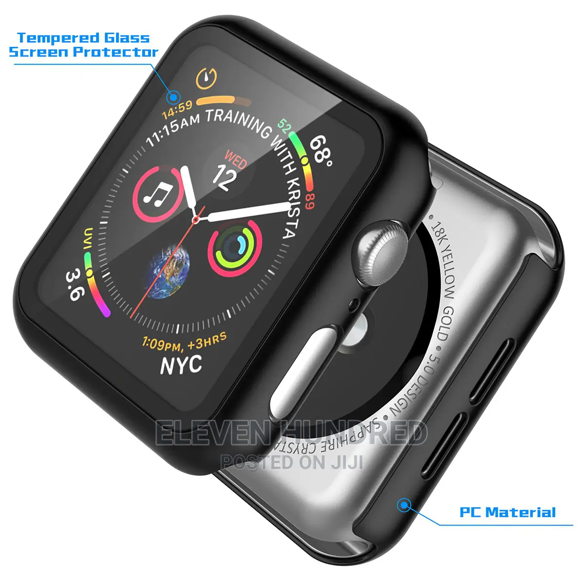Apple Watch Series 8/7 /6/5/4/Se/3/2 Screen Protector Case
