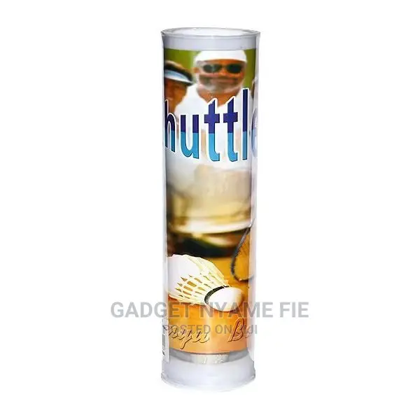 6pcs Shuttlecock in Small Plastic Can