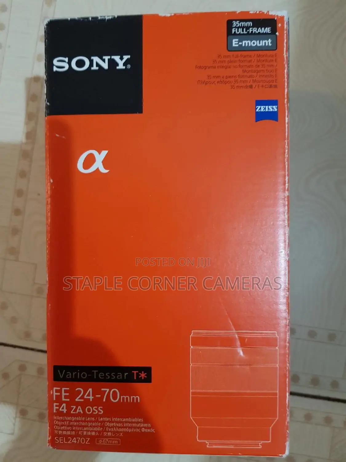 Sony Fe 24-70mm F/4 Za Oss Lens
