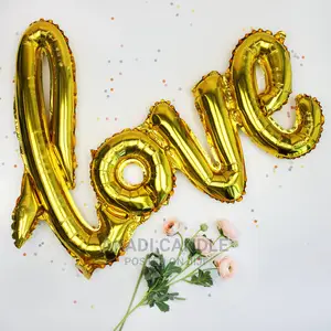 Love Balloon Gold