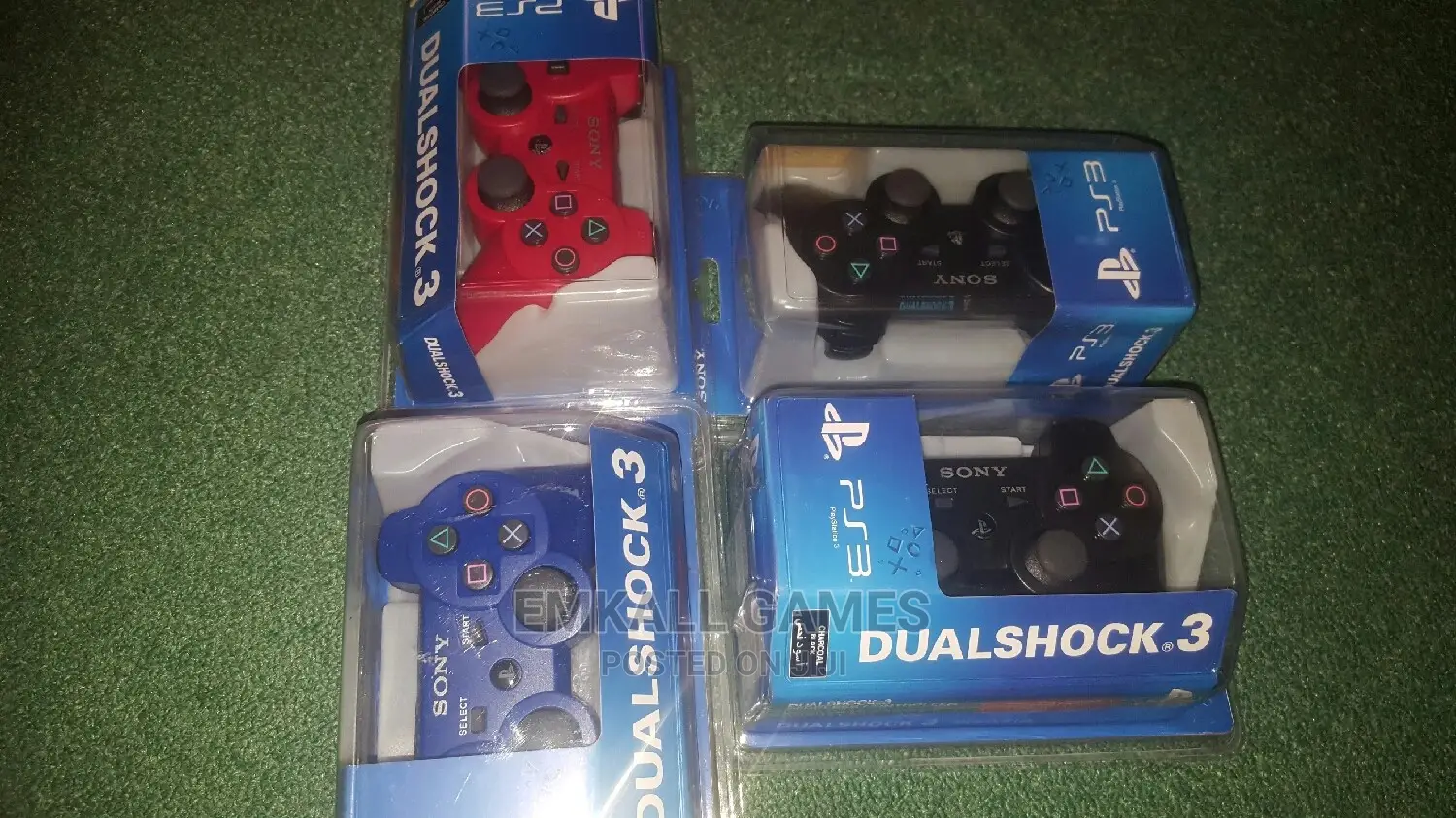 Brand Name Play Station 3 Dual Shock Wireless Controllers.