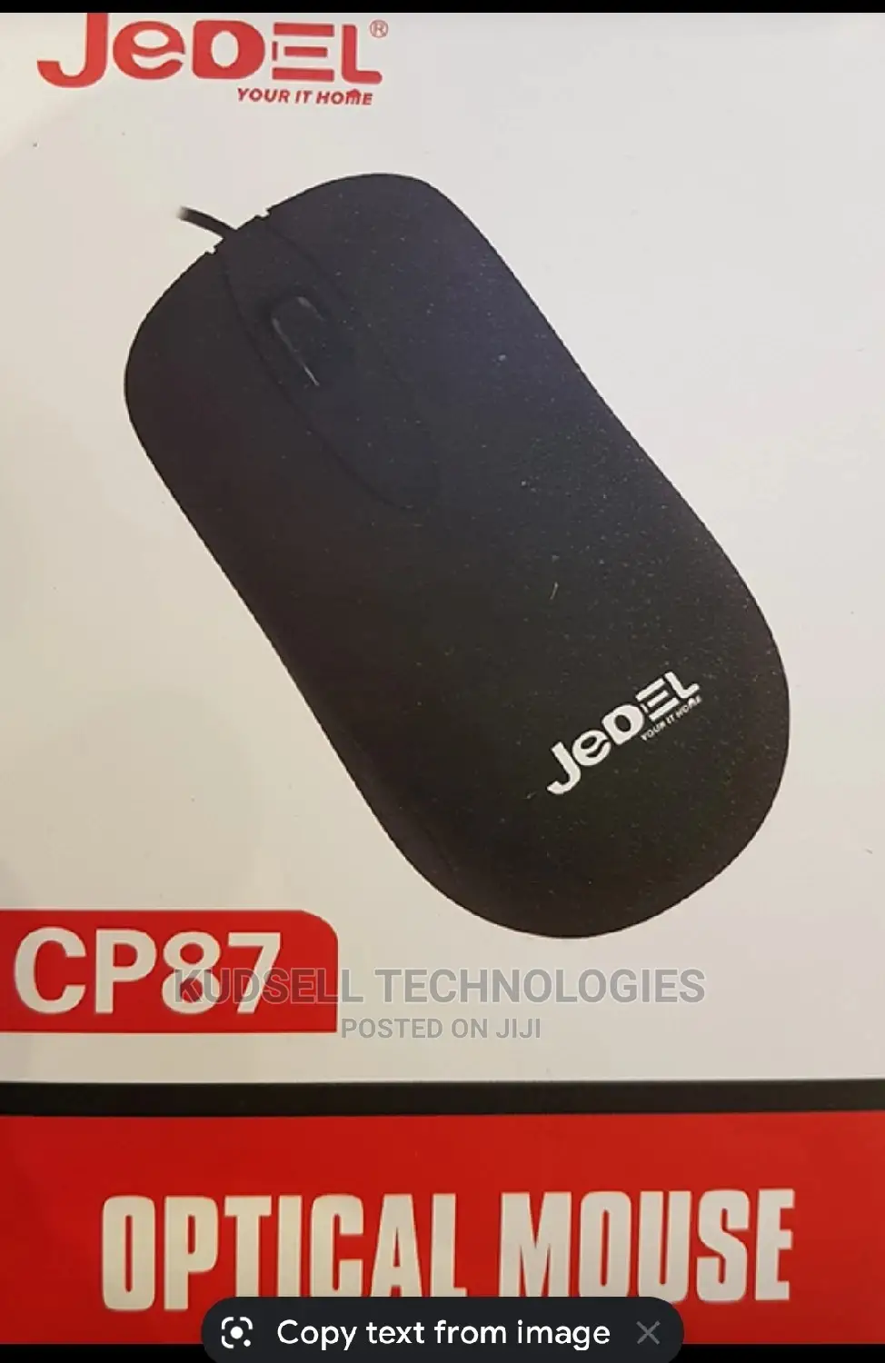 Jedel Wired Optical Mouse