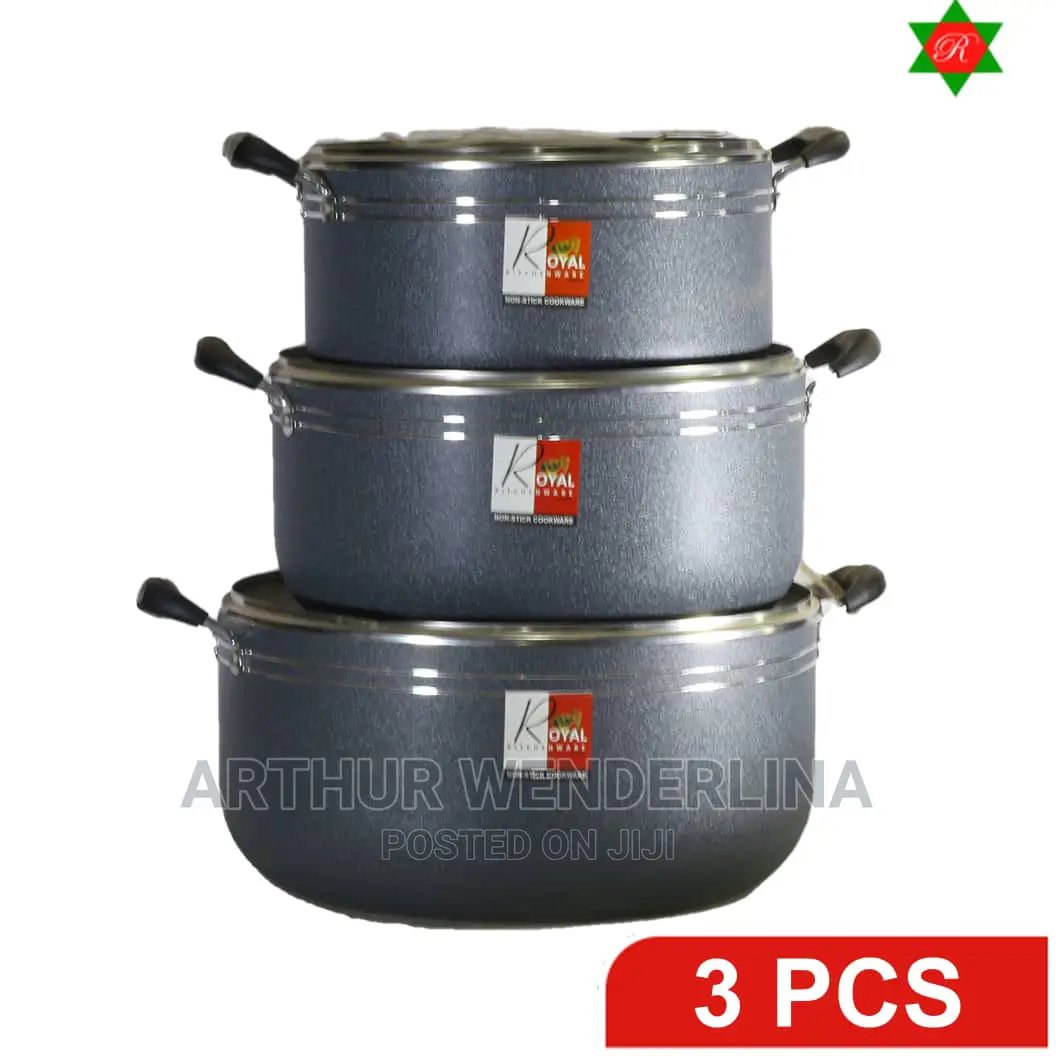 Quality Royal Kitchen 3 Set Cooking Untentils Without Frypan