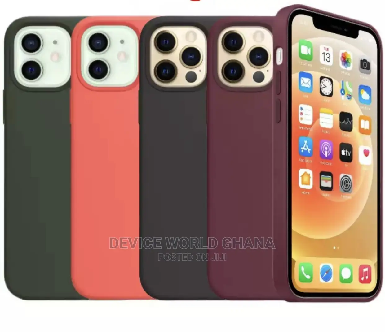 Original Silicone Case For iPhone 12promax 12pro 12 11promax