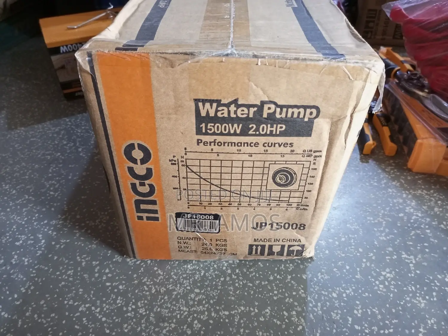 2hp Self-Priming Jet Water Pump With 1500 Watt Copper Motor - Jp15008