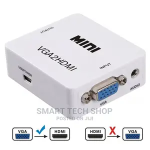 Photo - 1080P MINI VGA to HDMI Converter With Audio Video Projector