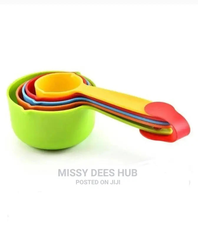 Multi-Coloured Measuring Spoons (5pcs)