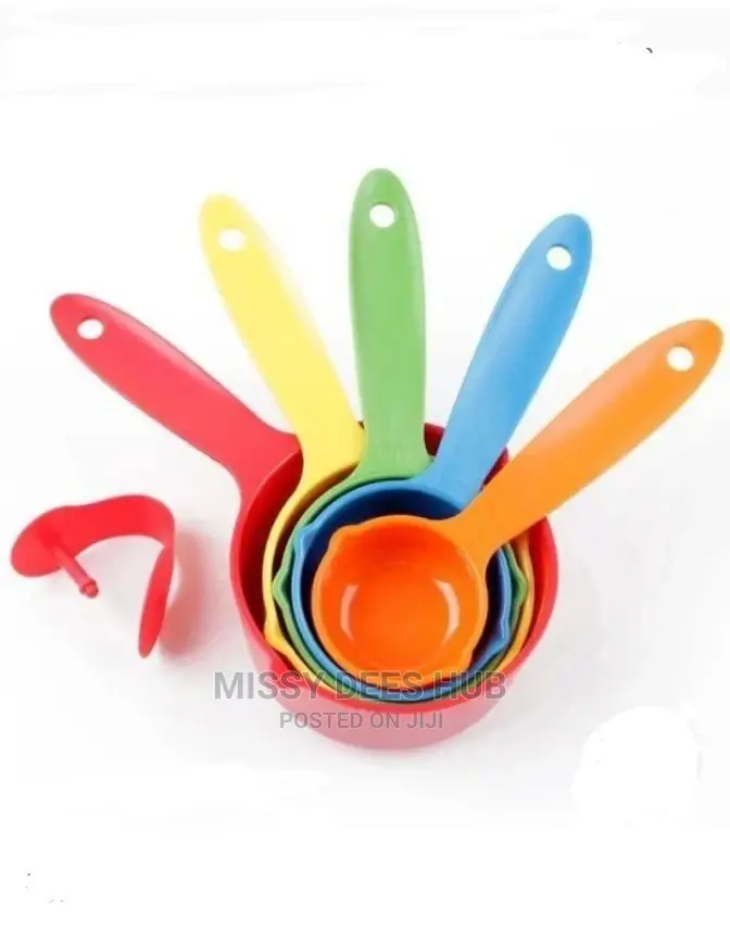 Multi-Coloured Measuring Spoons (5pcs)