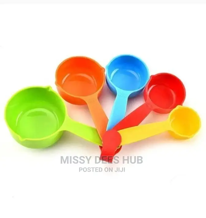Multi-Coloured Measuring Spoons (5pcs)