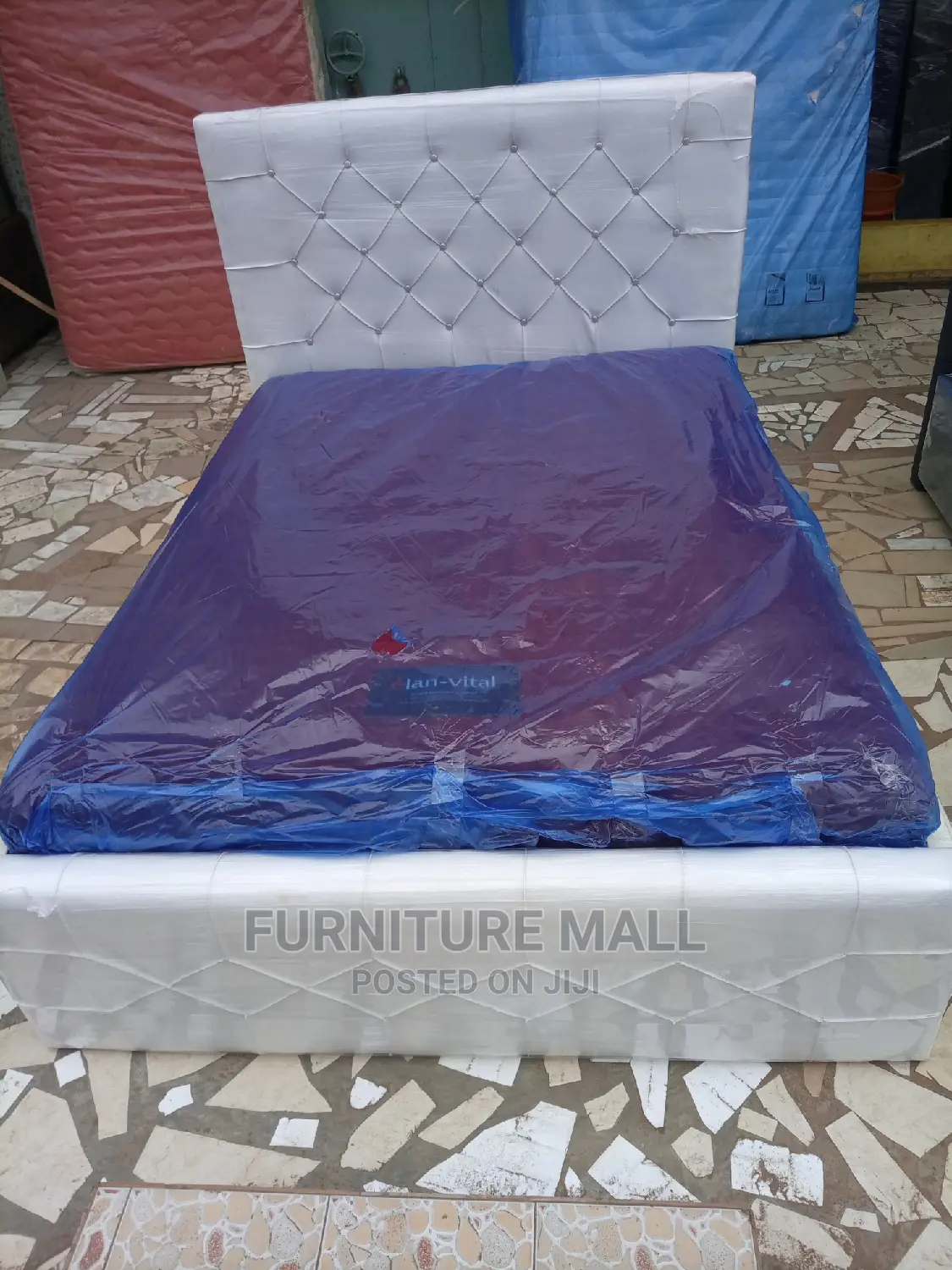 Quality Double Bed With Matress . Free Delivery