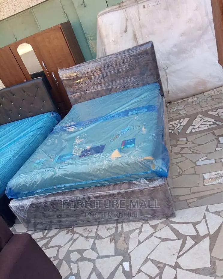 Camo Bed With Mattress. Double