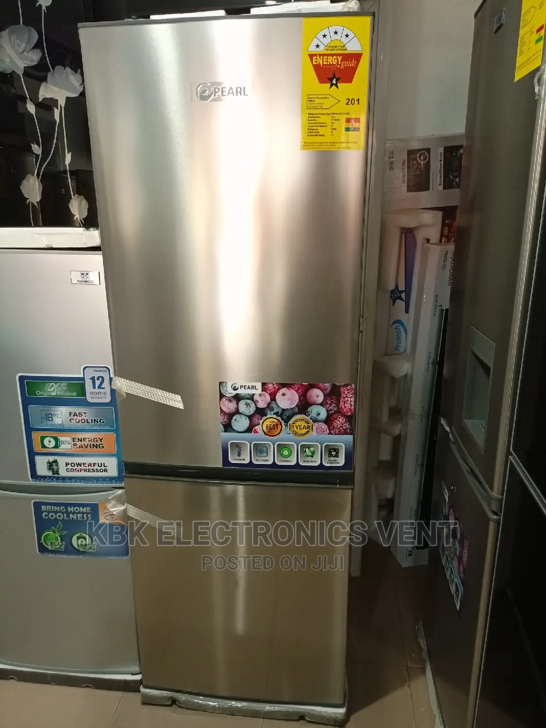 Pearl 240ltr Double Door Refrigerator