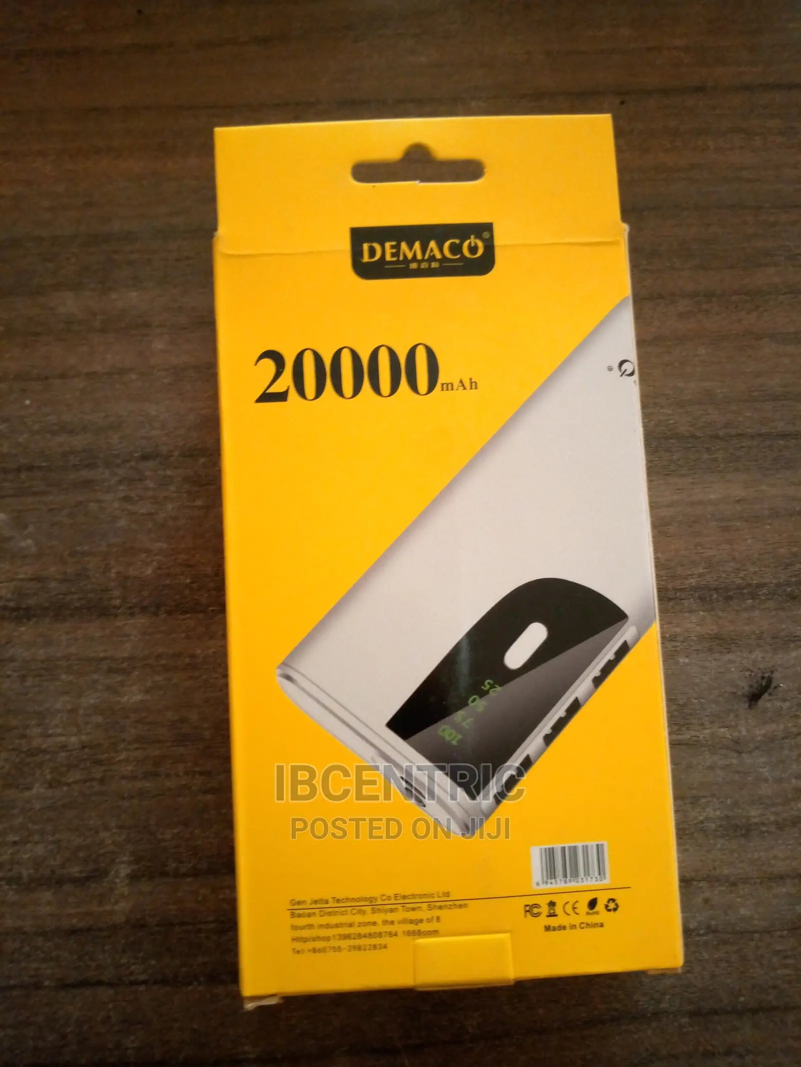 Demaco 20,000mah Power Bank