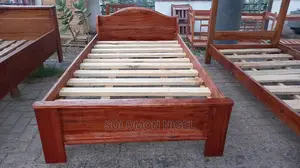 Red Wood One and Half Bed.
