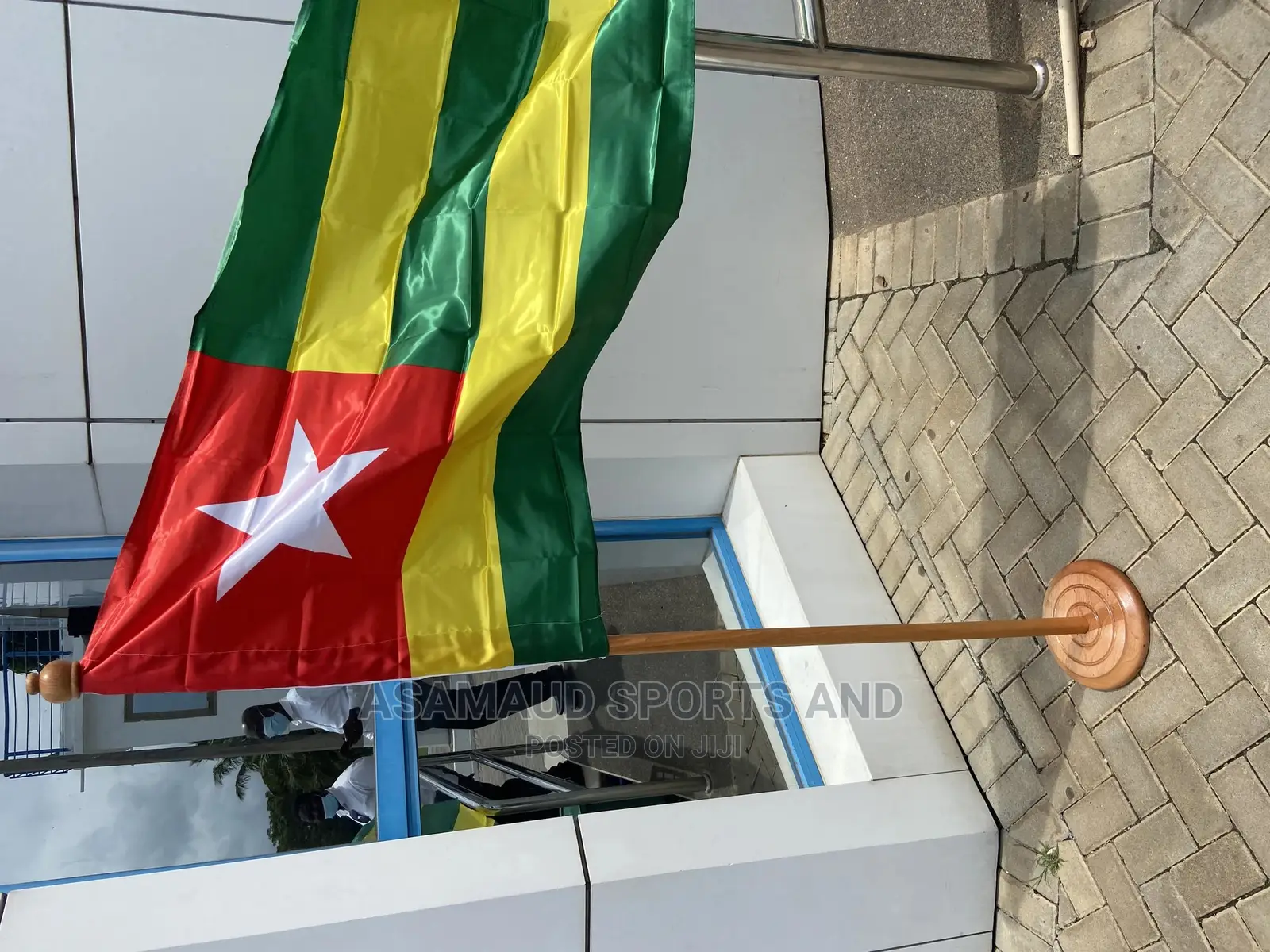 Cooperate Flag Stand At Cool Price