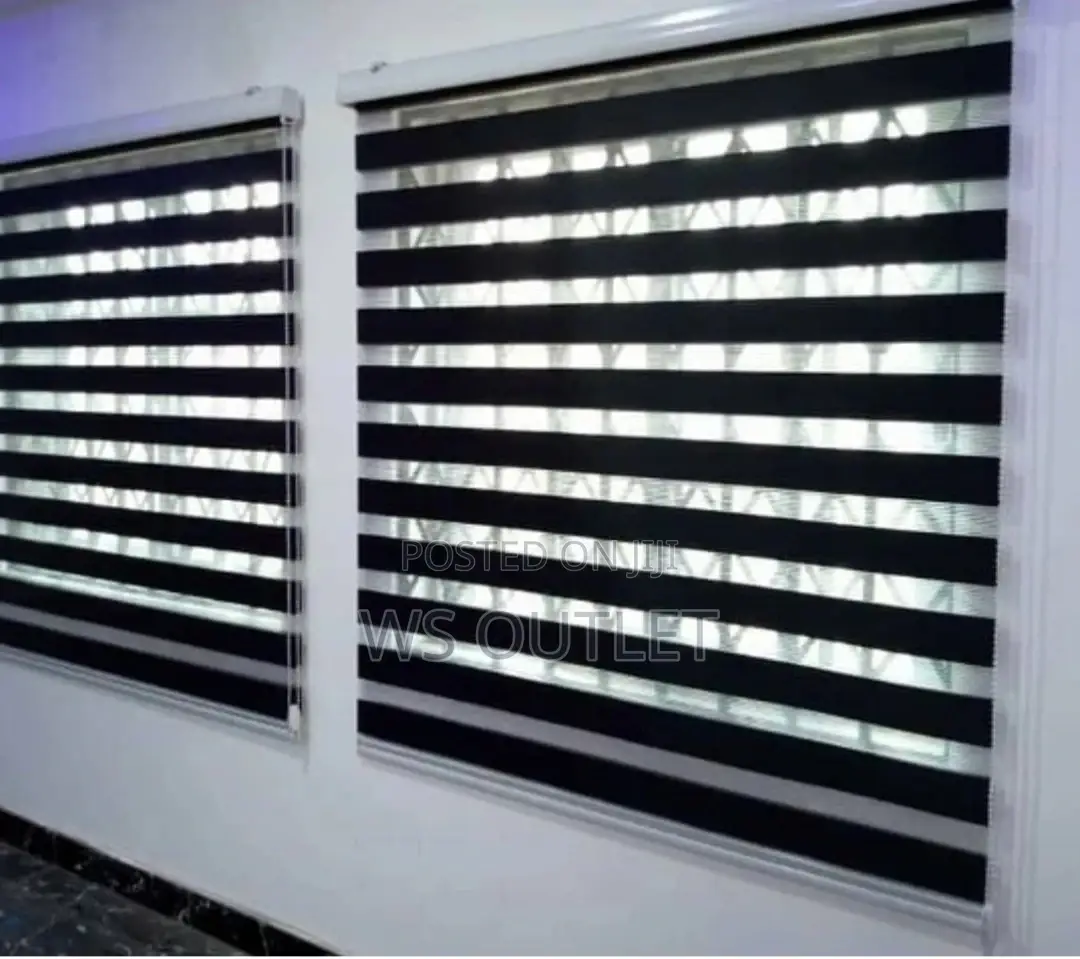 Black Zebra Blinds