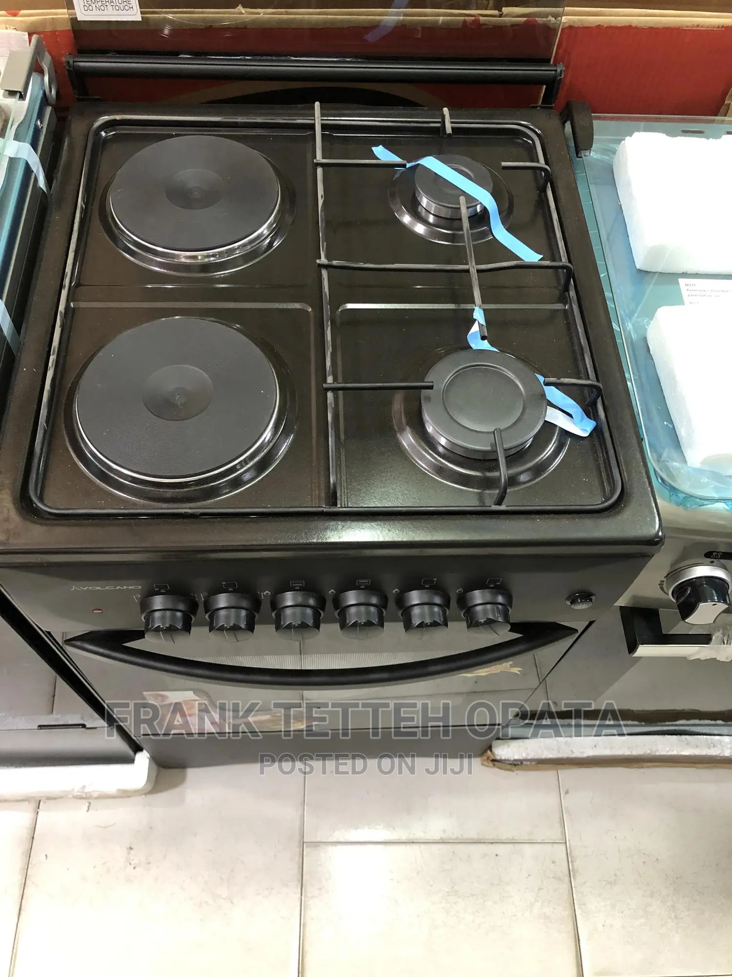 Volcano Stainless Steel 2 Hot Plates, 2 Gas Burners