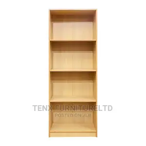 Bookcase Wooden Free Standing Light Brown