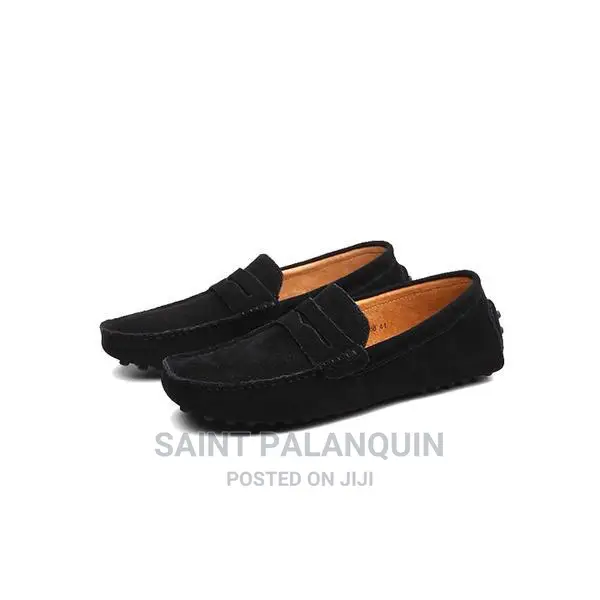 Loafers Black Suedes