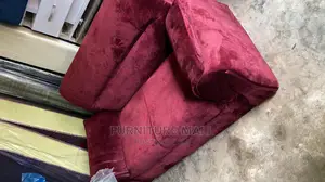 Wine Colored 2in1 Sofa . Free Delivery