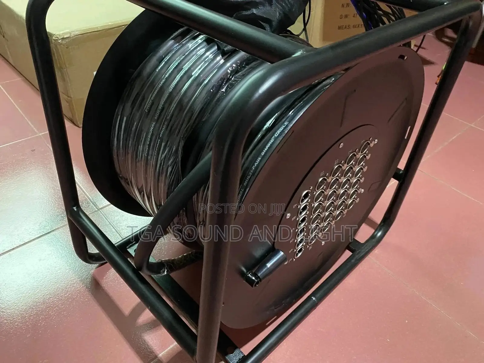 Titanic 50ft 24-channel Stage Wheel Microphone Snake Cable