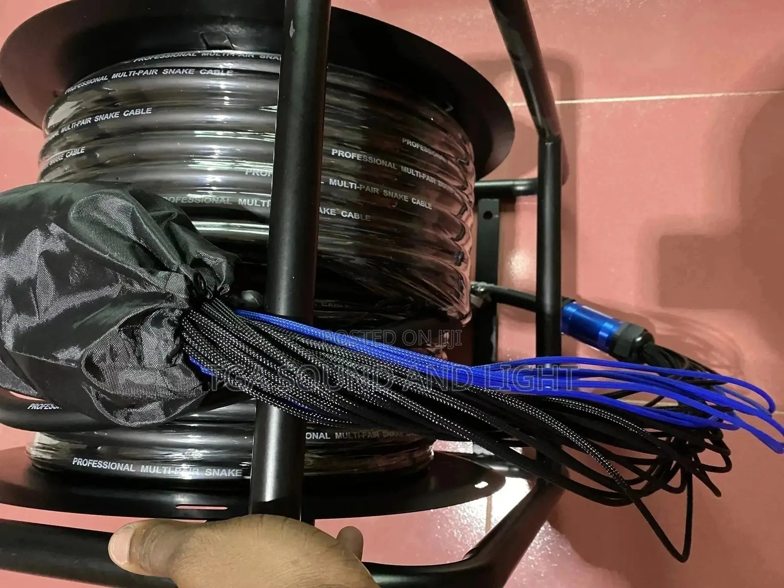 Titanic 50ft 24-channel Stage Wheel Microphone Snake Cable