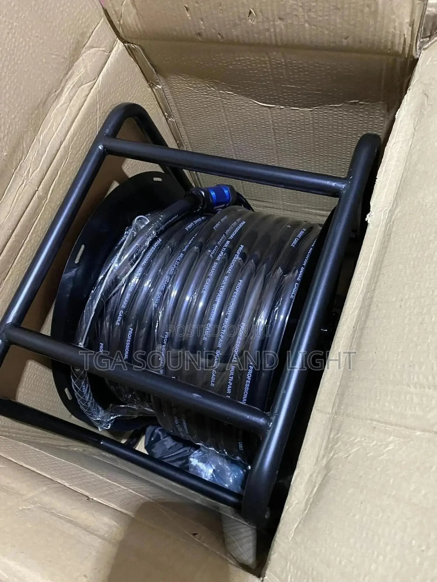 Titanic 50ft 24-channel Stage Wheel Microphone Snake Cable