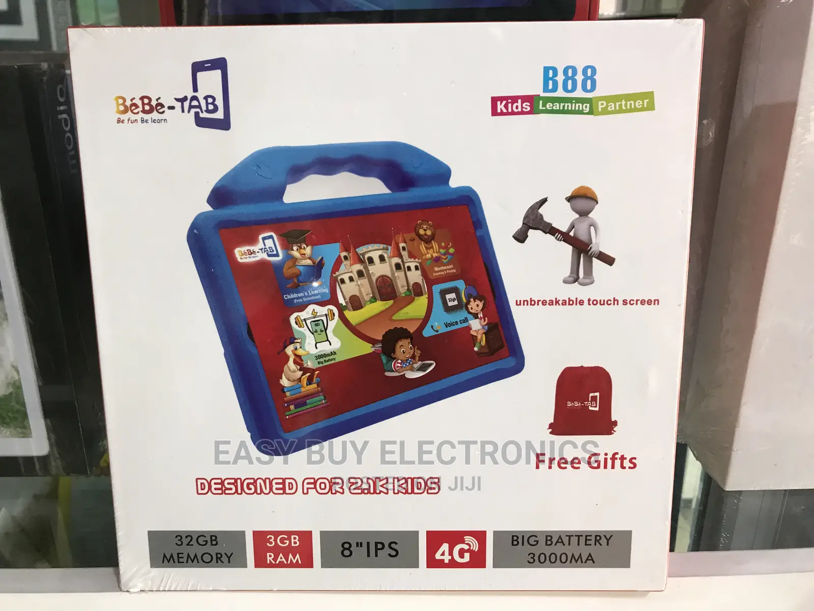 Bebe-Tab B88 32gb 3ram 4G Kids Tab