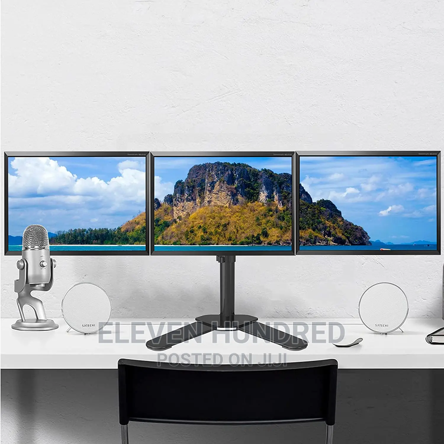Triple Monitor Mount (Fully Adjustable)