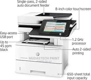 Hp Black and White M527 A4 Wireless Photocopy, Also Staple
