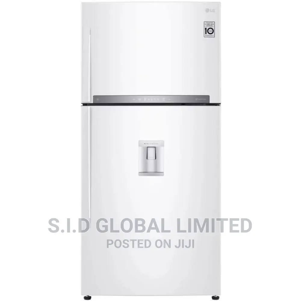 LG Fridge GL-F682HQHL 446ltrtop Freezer Double Door-White Co