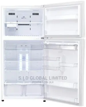LG Fridge GL-F682HQHL 446ltrtop Freezer Double Door-White Co