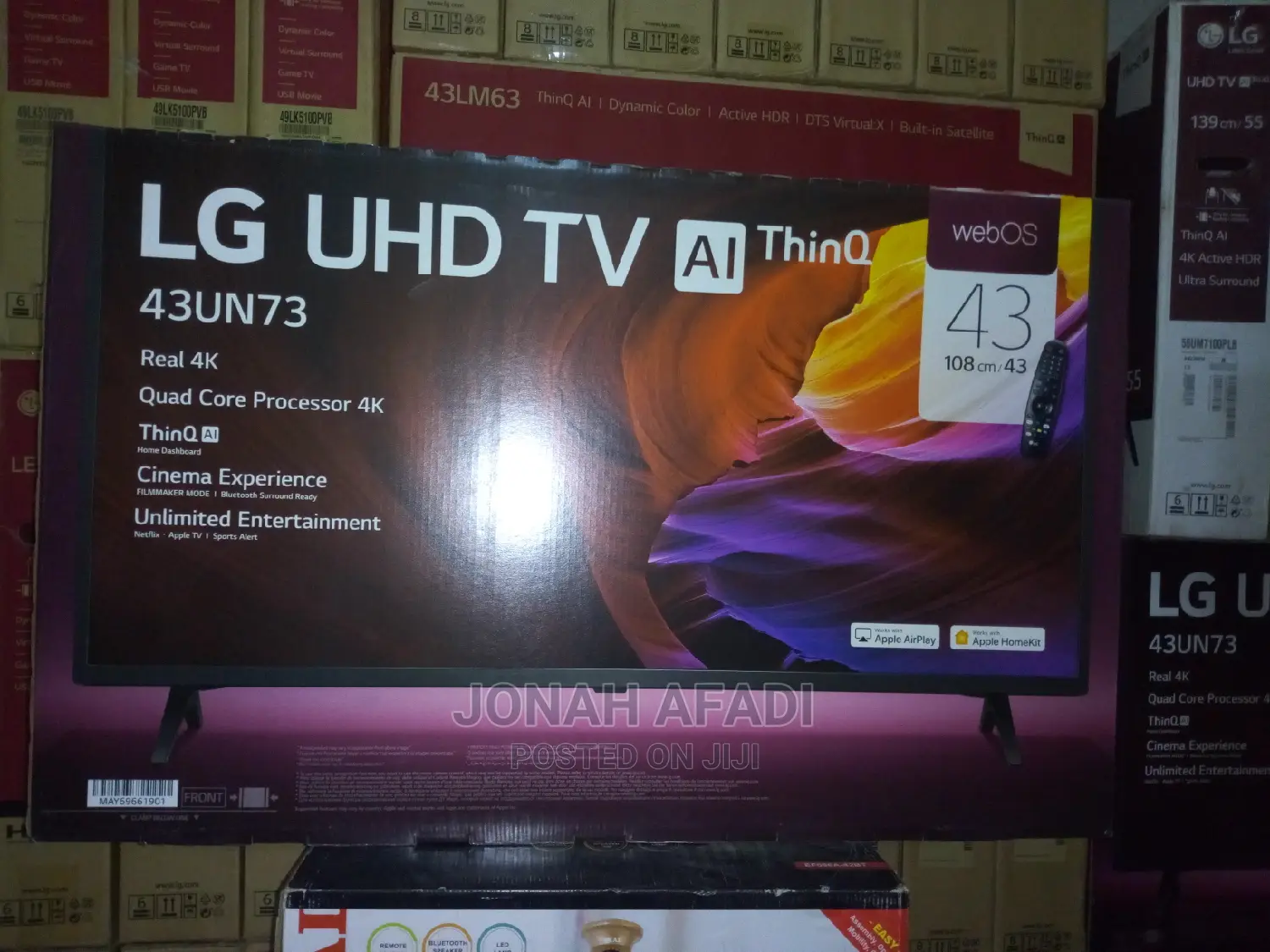 Lg 43inch Uhd Smart and Satellite With Magic Remote