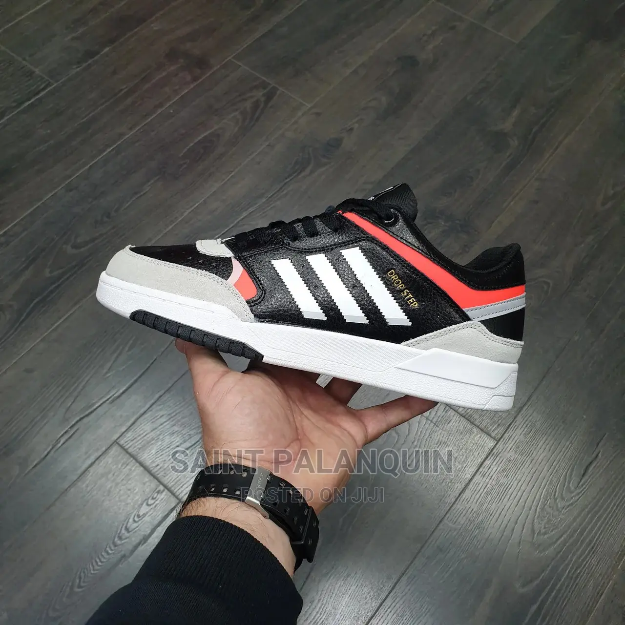 Adidas Black Drop Step Sneaks