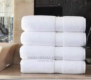 All White Hotel Towels