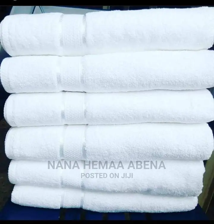 All White Hotel Towels