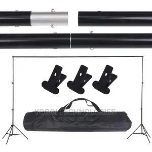 10ft Background Stand With 3pcs 3x6m Backdrop