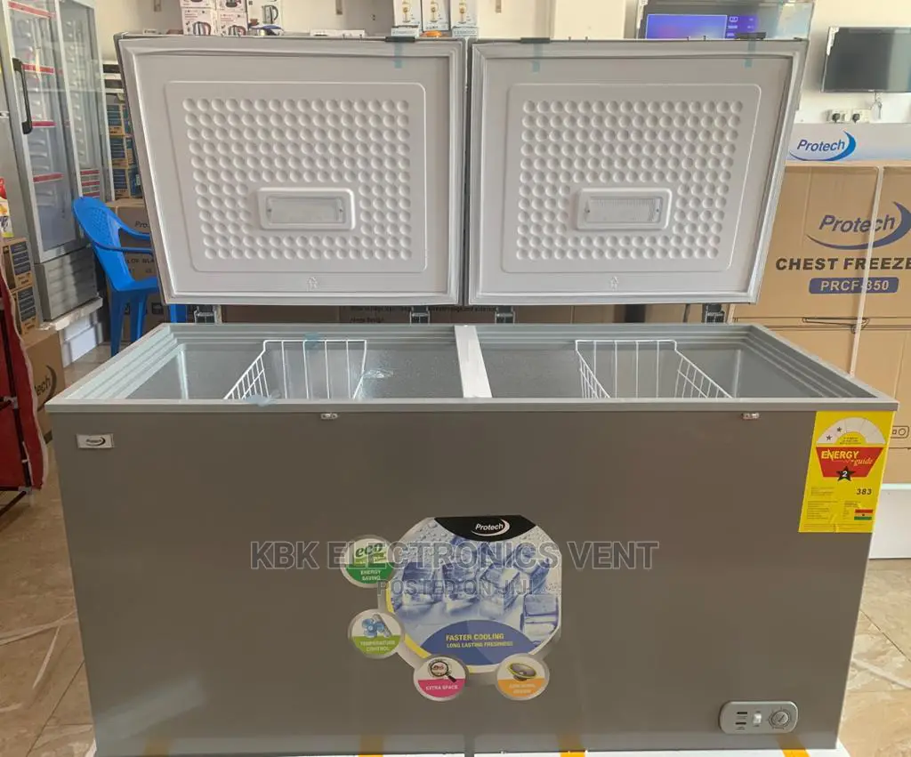 Protech CF450(430ltr) Double Door Chest Freezer